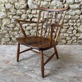 Dutch wooden armchair, 1960