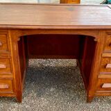 Old desk with administrative style drawers