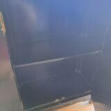 Black chinoiserie lacquer cabinet