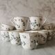 Porcelain barbel tea set Limoges Guérin