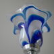 Vintage blue glass lamp Mazzega