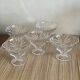 5 ice cream cups, Arques crystal fruits