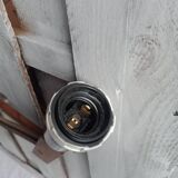 Zig zag wooden wall light from the 60s