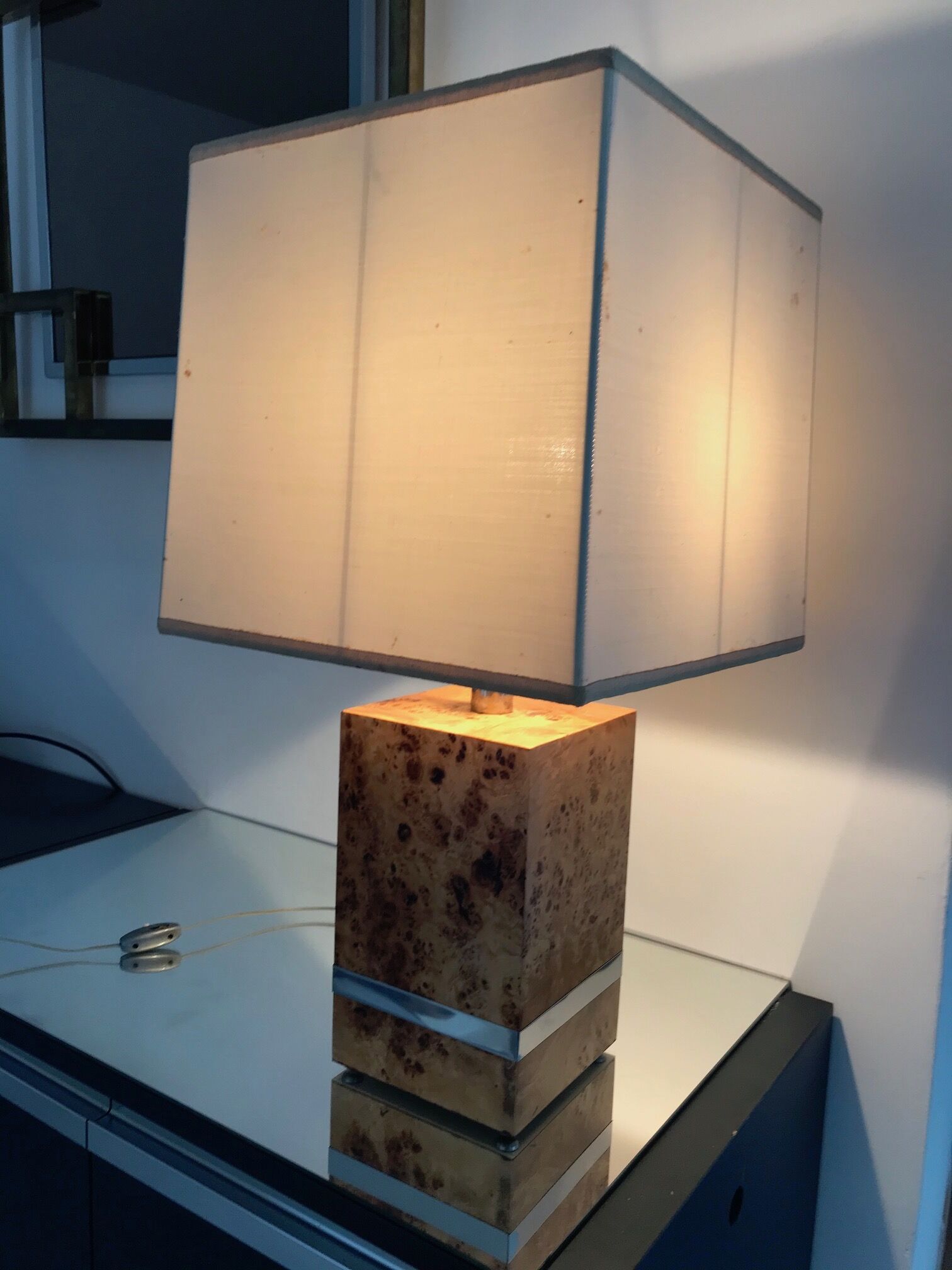 Tommaso Barbi poplar magnifying glass table lamp made in italy