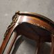 Louis XV style gueridon side table in marquetry