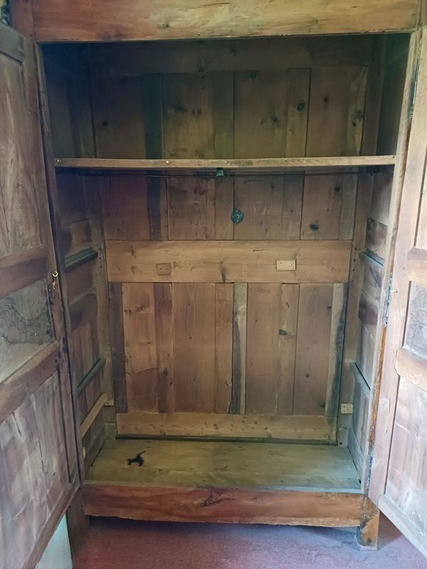 Antique wooden wardrobe