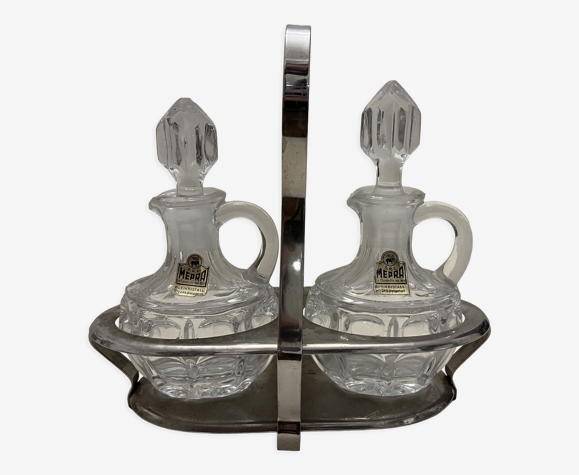 Huilier vinaigrier en cristal