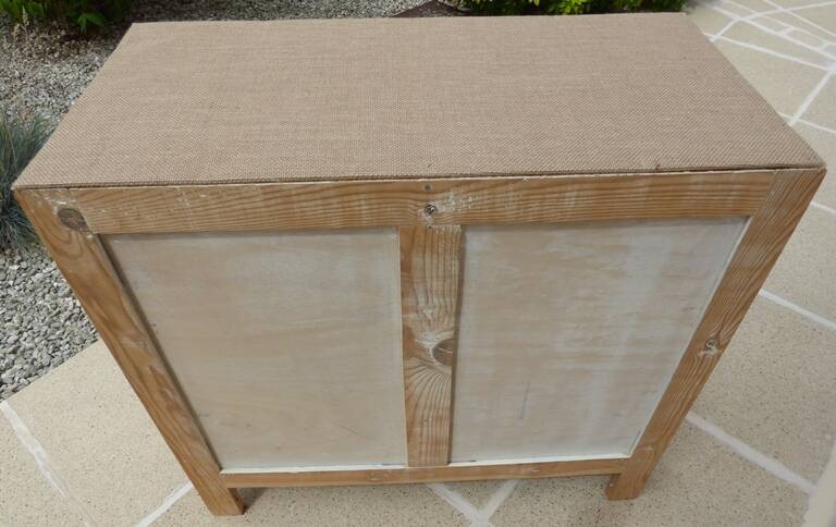 Art Deco 3-drawer wooden chest of drawers - Completely restored and refurbished -