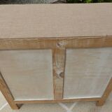 Art Deco 3-drawer wooden chest of drawers - Completely restored and refurbished -