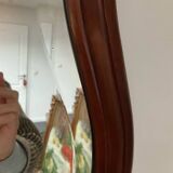 Rococo mahogany mirror