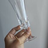 Set of 6 Sèvres crystal champagne flutes