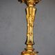 Chandelier in gilded bronze Napoleon III to tulips XIX