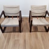 Pair of diana chairs, sweden, 70s