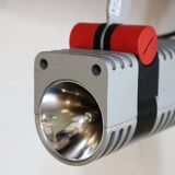 Set of 3 roger tallon vintage erco halogen spots - rare model 33727 - 1975