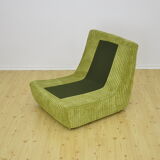 Mid-century green corduroy modular sofa , 1970s
