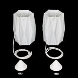 Rare set of 2 pendant lamps by Lars Schiøler for Hoyrup / Hoyruplight / 1960s-1970s