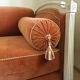 Sofa bed wood and velvet
