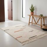 Handcrafted Berber rug from the Oued Zam region, size 160 x 250 cm