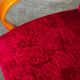 Pair of 6951 red velvet armchairs by Jaroslav Smidek for Ton