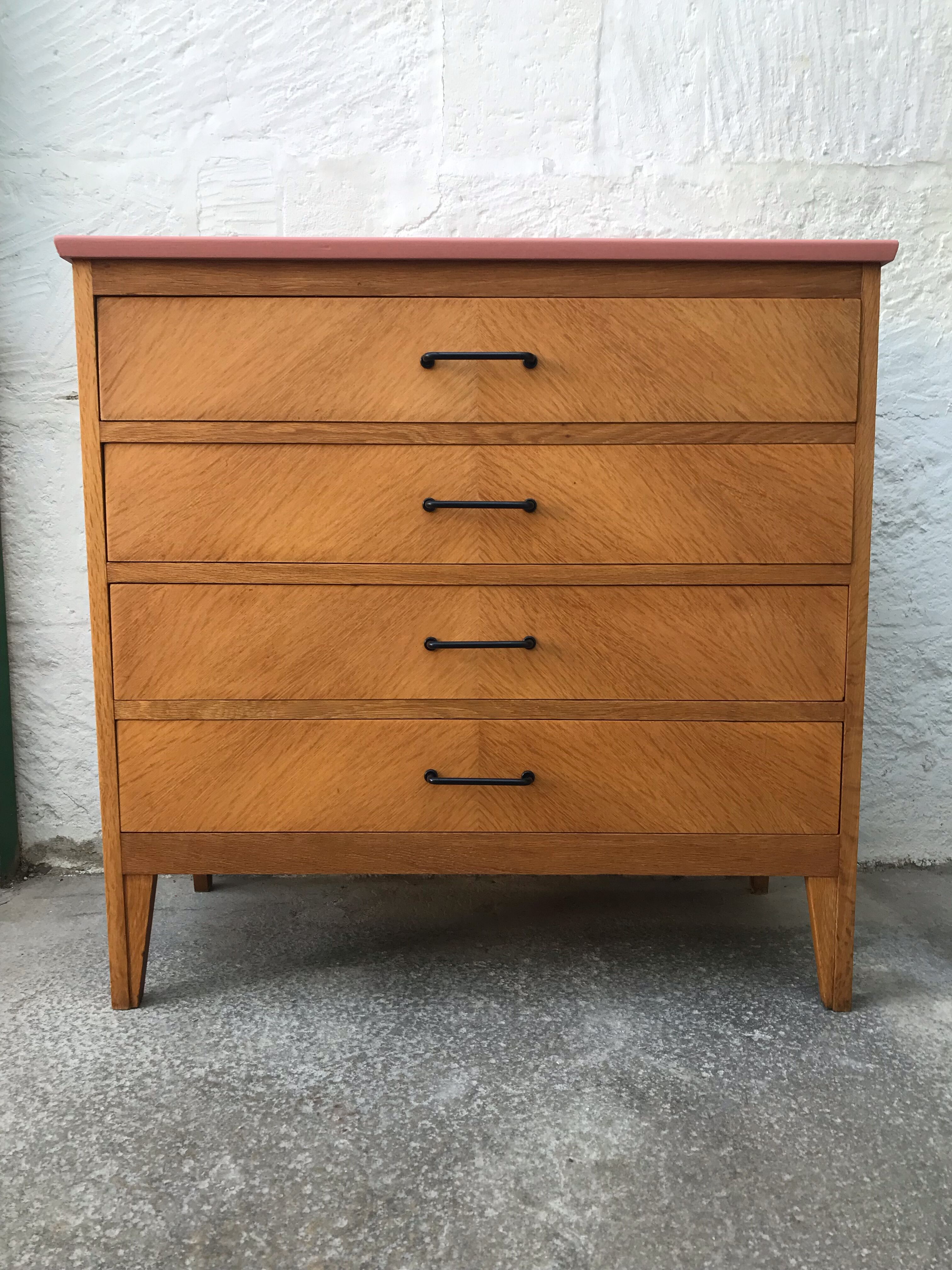 Commode chêne clair