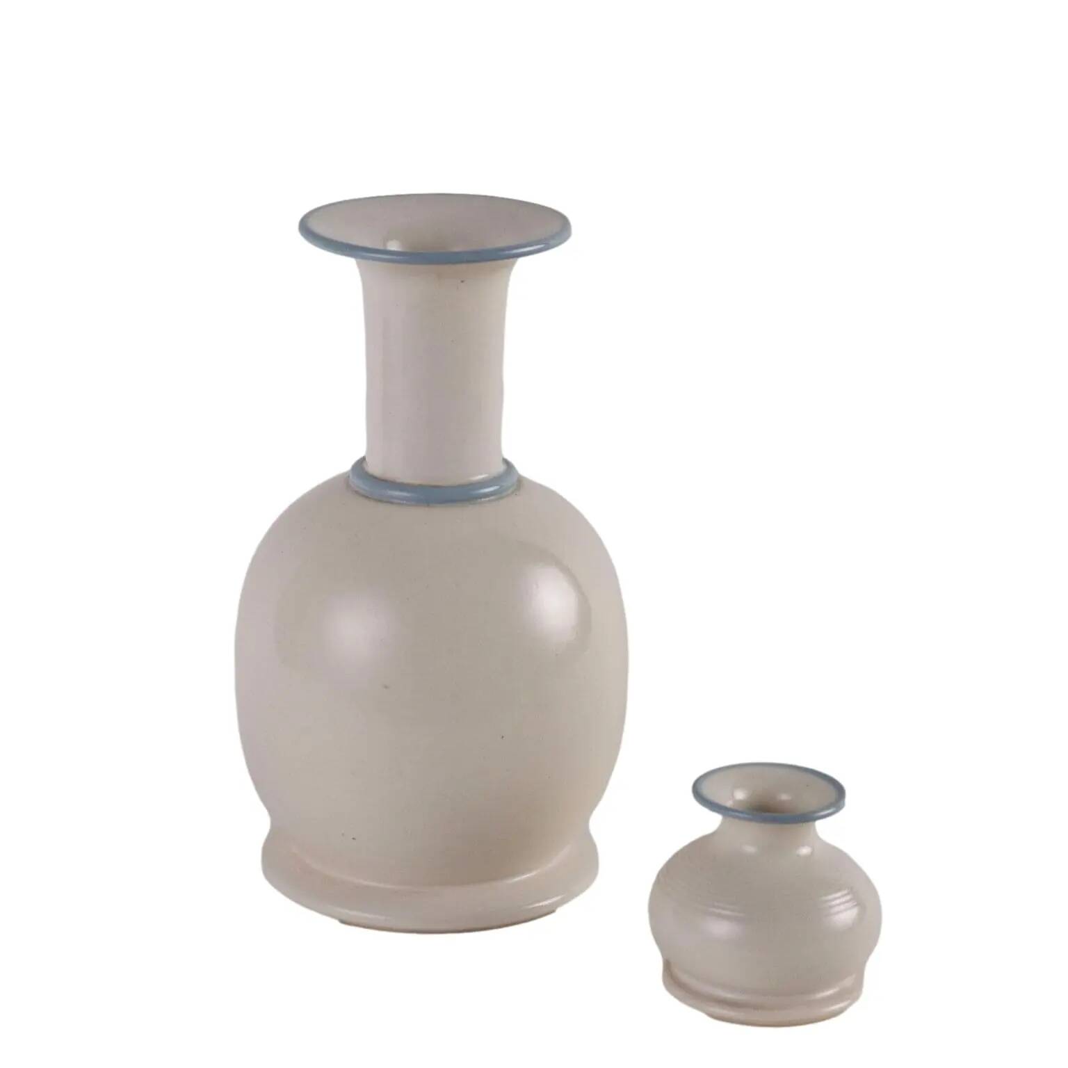 Pair of vintage vases from the 1970s by Man. Bucci, Italy.