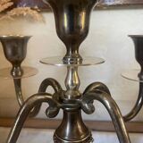 Two-tone solid brass chandelier