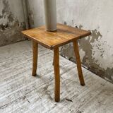 Handcrafted oak stool