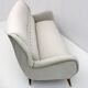 Attributed Gio Ponti Mid-Century Modern Velvet Sofa for ISA, 1950s