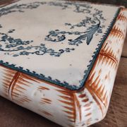 Trivet antique en porcelaine Français