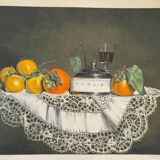 Nature morte signée