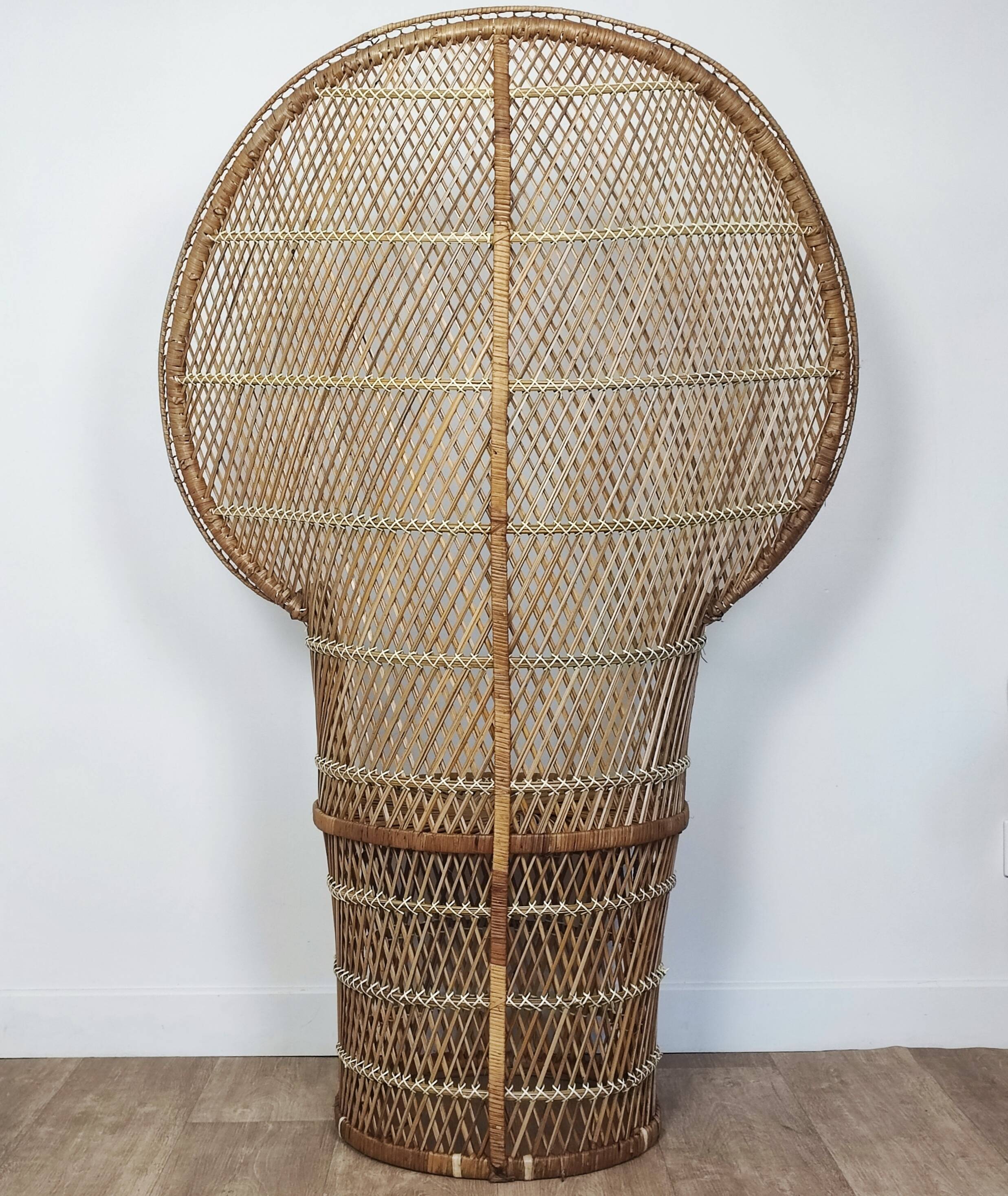 Fauteuil en rotin "Emmanuelle"