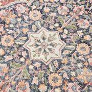 Tapis oriental persan rouge et bleu marine, 207 x 315 cm