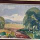 Original Swedish Oil On Canvas – “Landscape” By Ragnar Falk – Signed