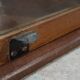 Old teak scale box