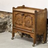 Small sideboard on wheels Guillerme and Chambron