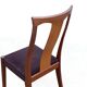 Set de 2 chaises en teck vintage design scandinave