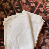 Pair hemp tea towels nineteenth.