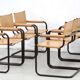 Lot 4 fauteuils Breuer B34