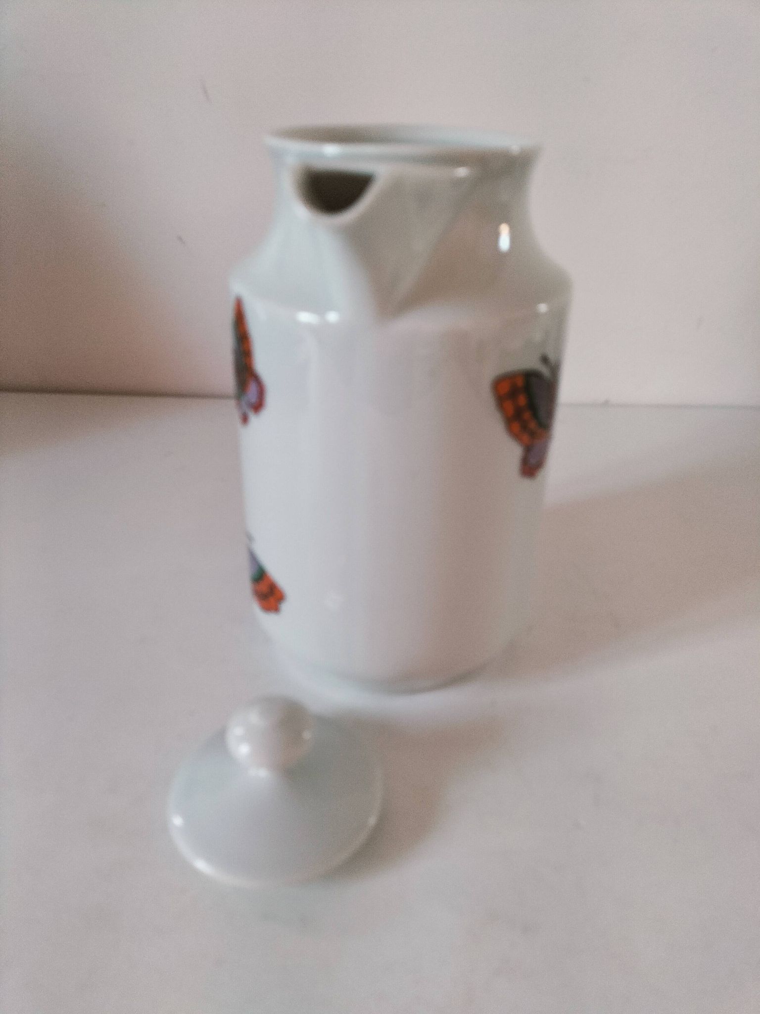 Vintage Wunsiedel Bavaria Porcelain coffee pot – butterfly motifs