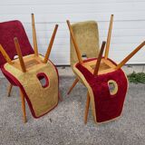 4 Miroslav Navratil chairs from 1970