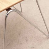 Mikado 1800 chair in beech and chrome by Kusch & Co