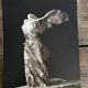 Silver photo of an antique statue, early 20th century
