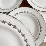 8 Digoin Sarreguemines plates