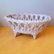 Woven ceramic fruit bowl, Fratelli Fanciullacci 1950