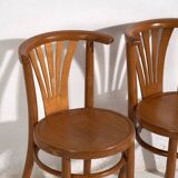 Chaises à café anciennes de style viennois (vers 1920). Ensemble de 2 pièces #1