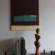 Minimalist abstract painting "garden thoughts"