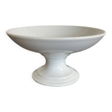 Antique compote dish in porcelain from Fuisseaux Baudour
