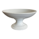 Antique compote dish in porcelain from Fuisseaux Baudour