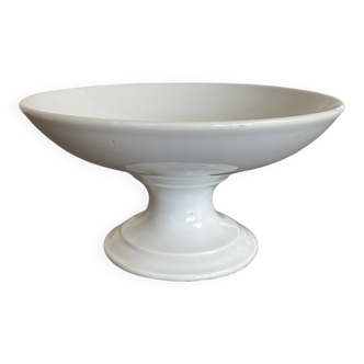 Antique compote dish in porcelain from Fuisseaux Baudour
