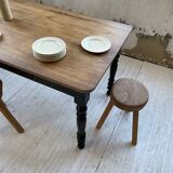 Farm bistro table in oak